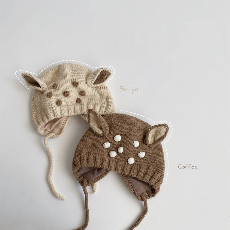 Bunny Ears Knit Baby Hat