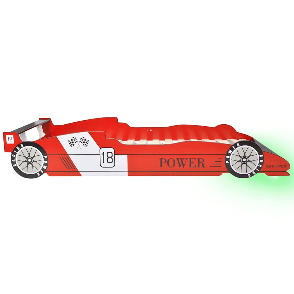 Racing Car Children's Bed with LED