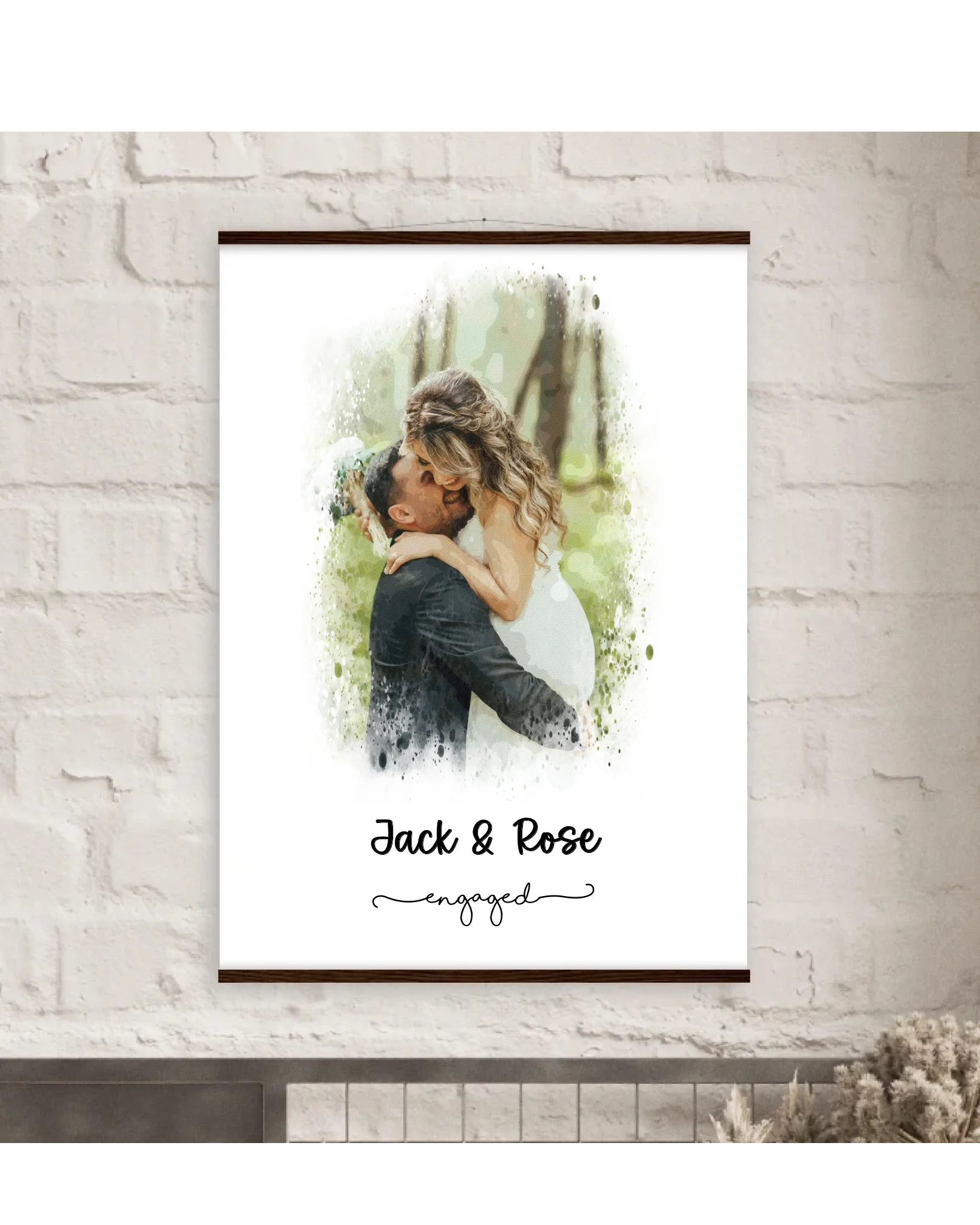 Paper Poster with Hanger