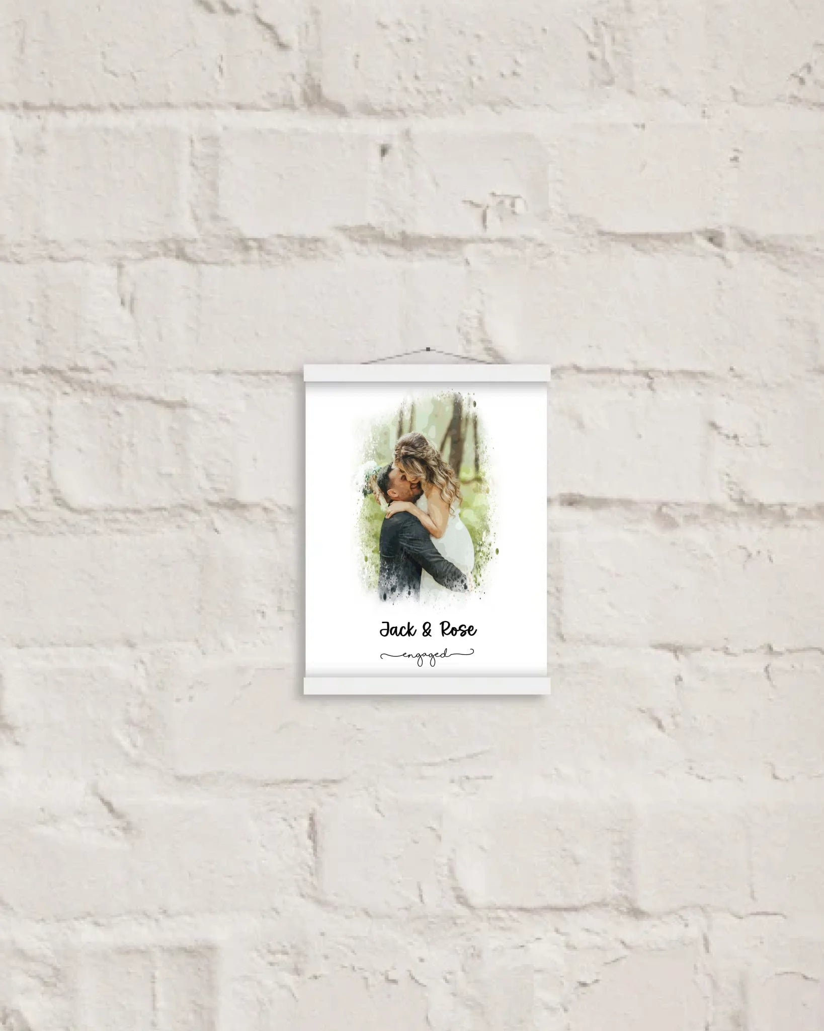 Paper Poster with Hanger