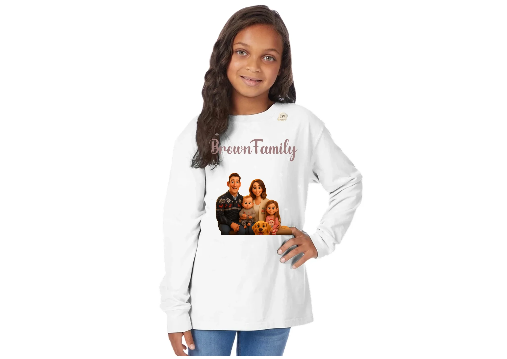 Kids Long Sleeve Crewneck T-Shirt