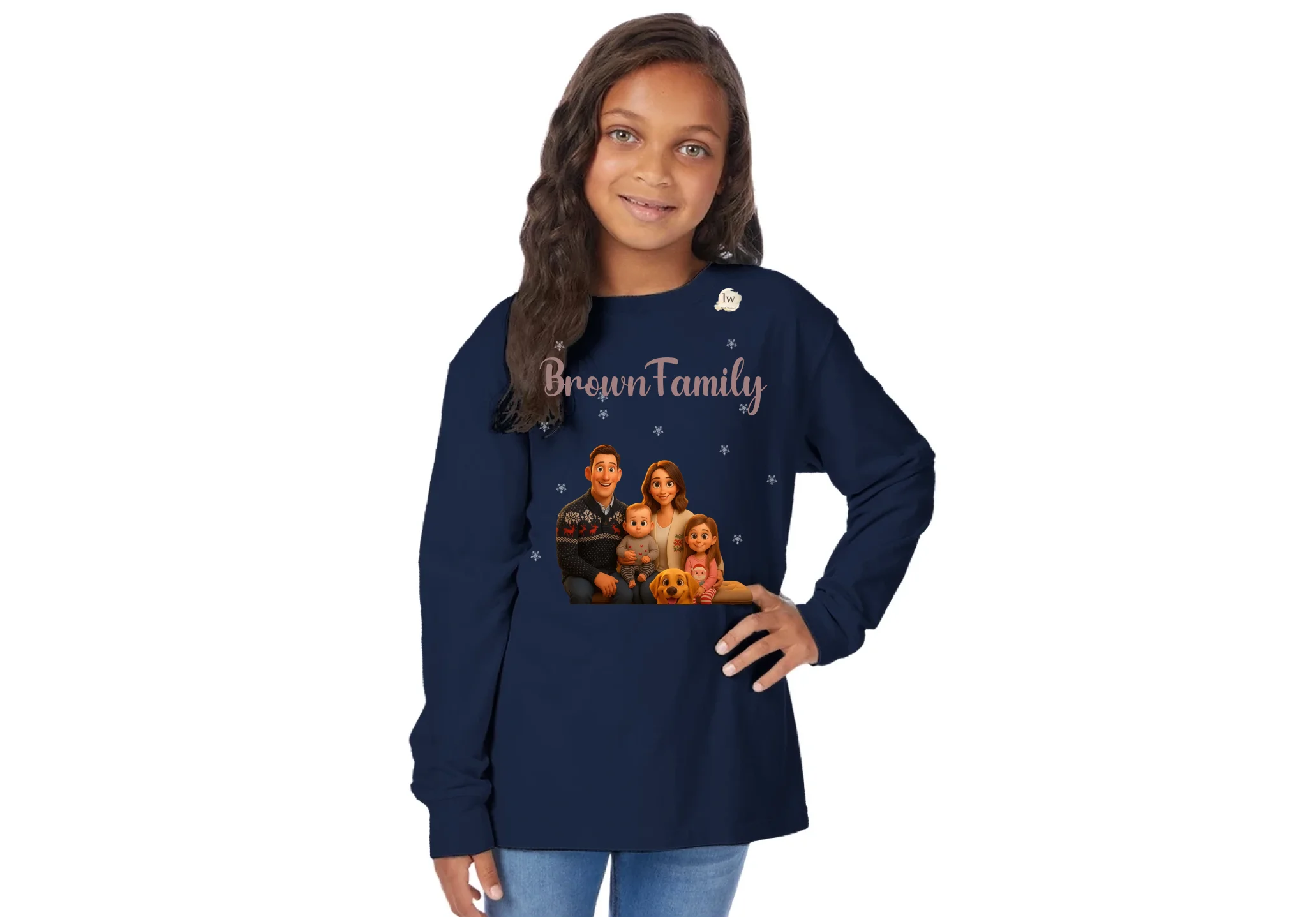 Kids Long Sleeve Crewneck T-Shirt