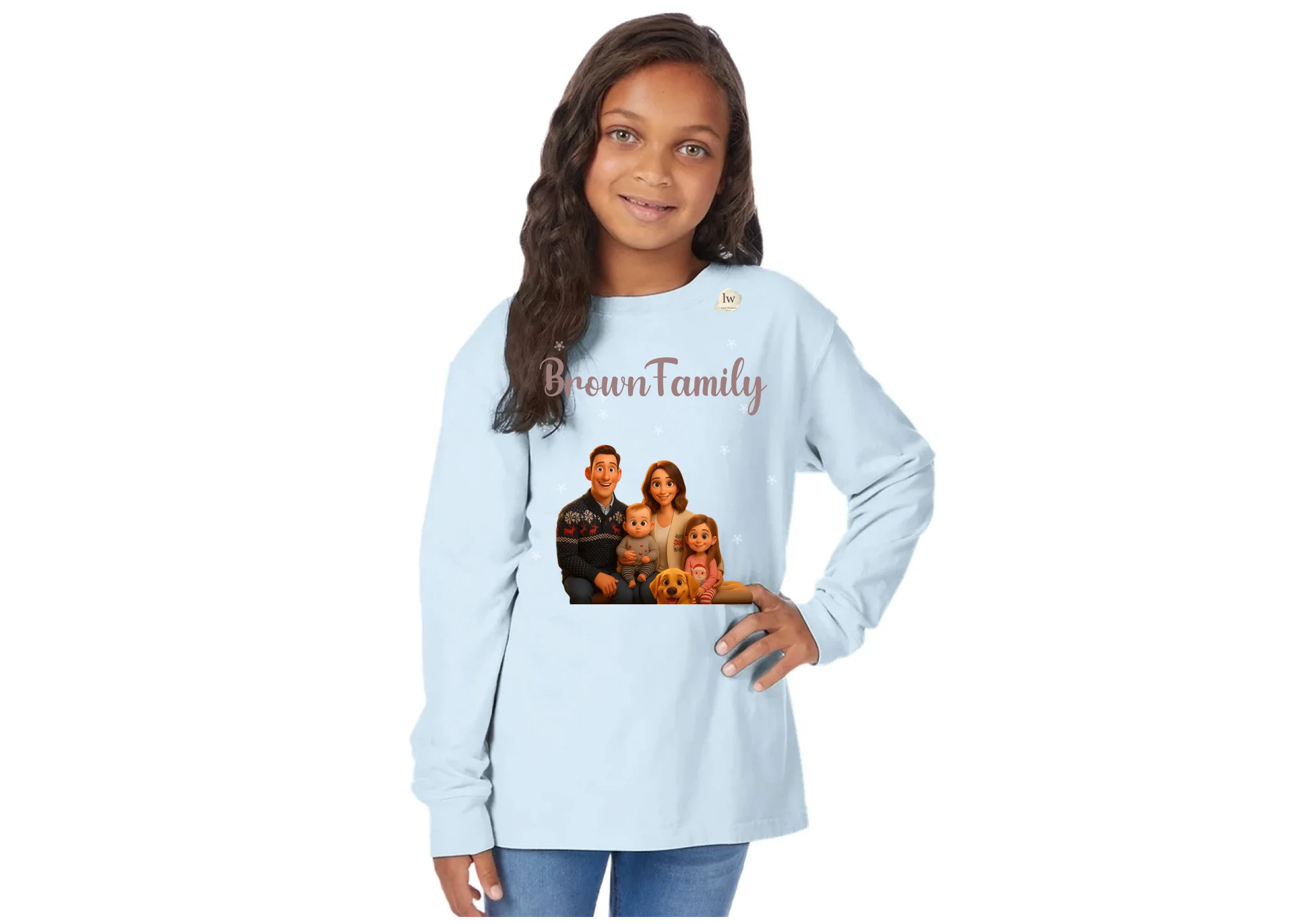 Kids Long Sleeve Crewneck T-Shirt