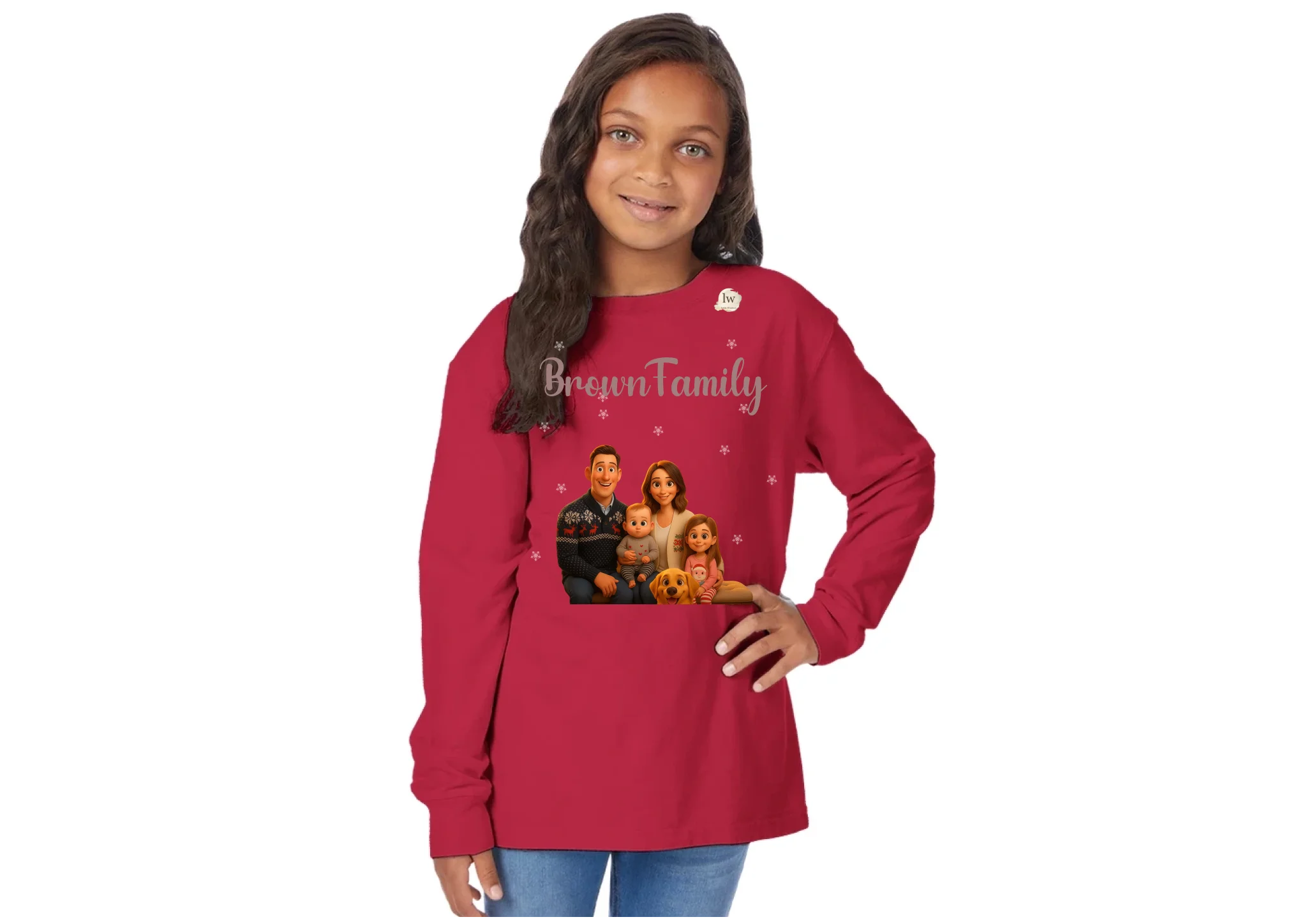 Kids Long Sleeve Crewneck T-Shirt