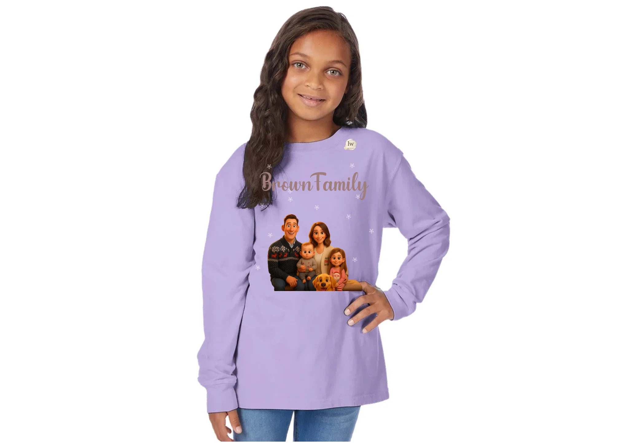 Kids Long Sleeve Crewneck T-Shirt