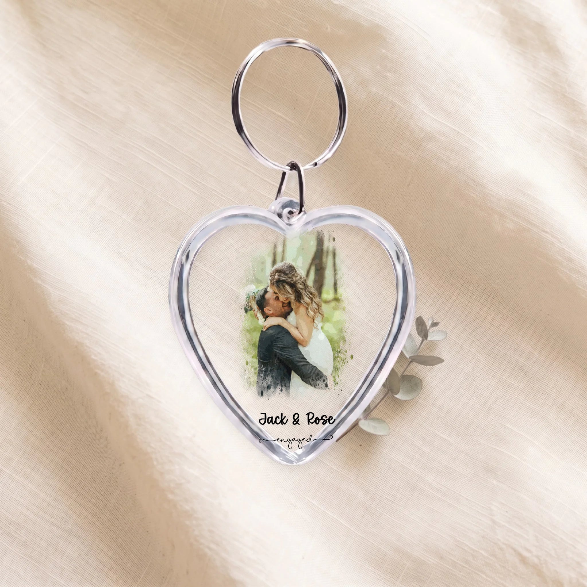 Heart keyring own image