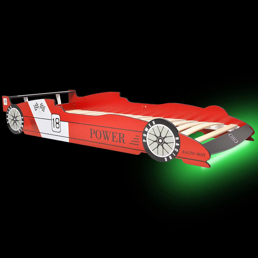 Racing Car Children's Bed with LED