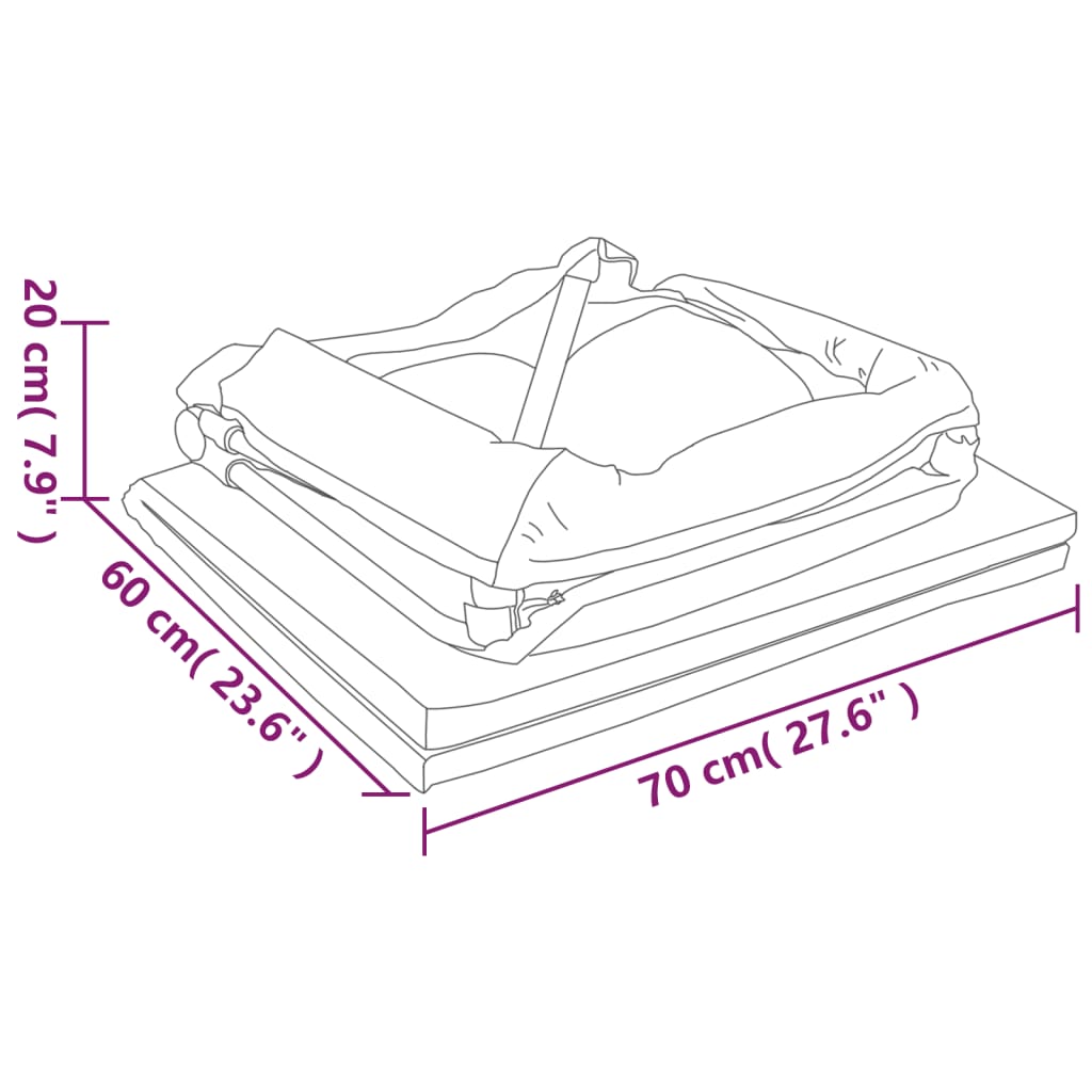 Linen Baby Playpen with Mattress