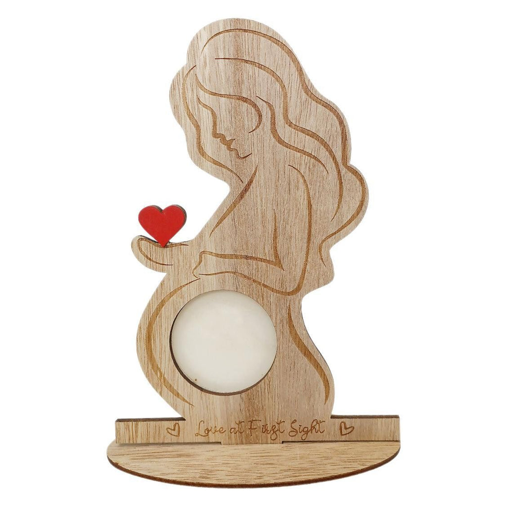 Love at First Sight — Wooden Ultrasound Keepsake Frame