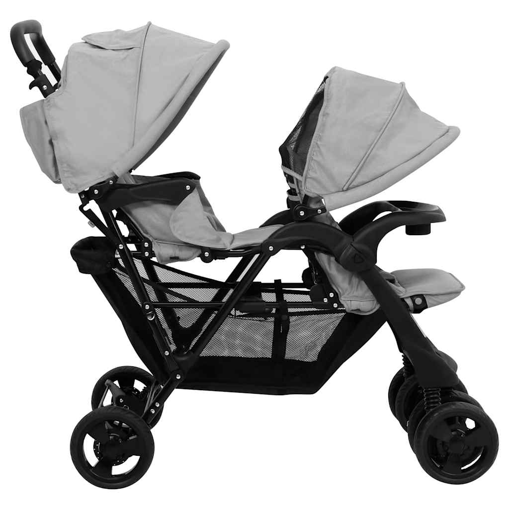 Twin Stroller — Deluxe Double Pram