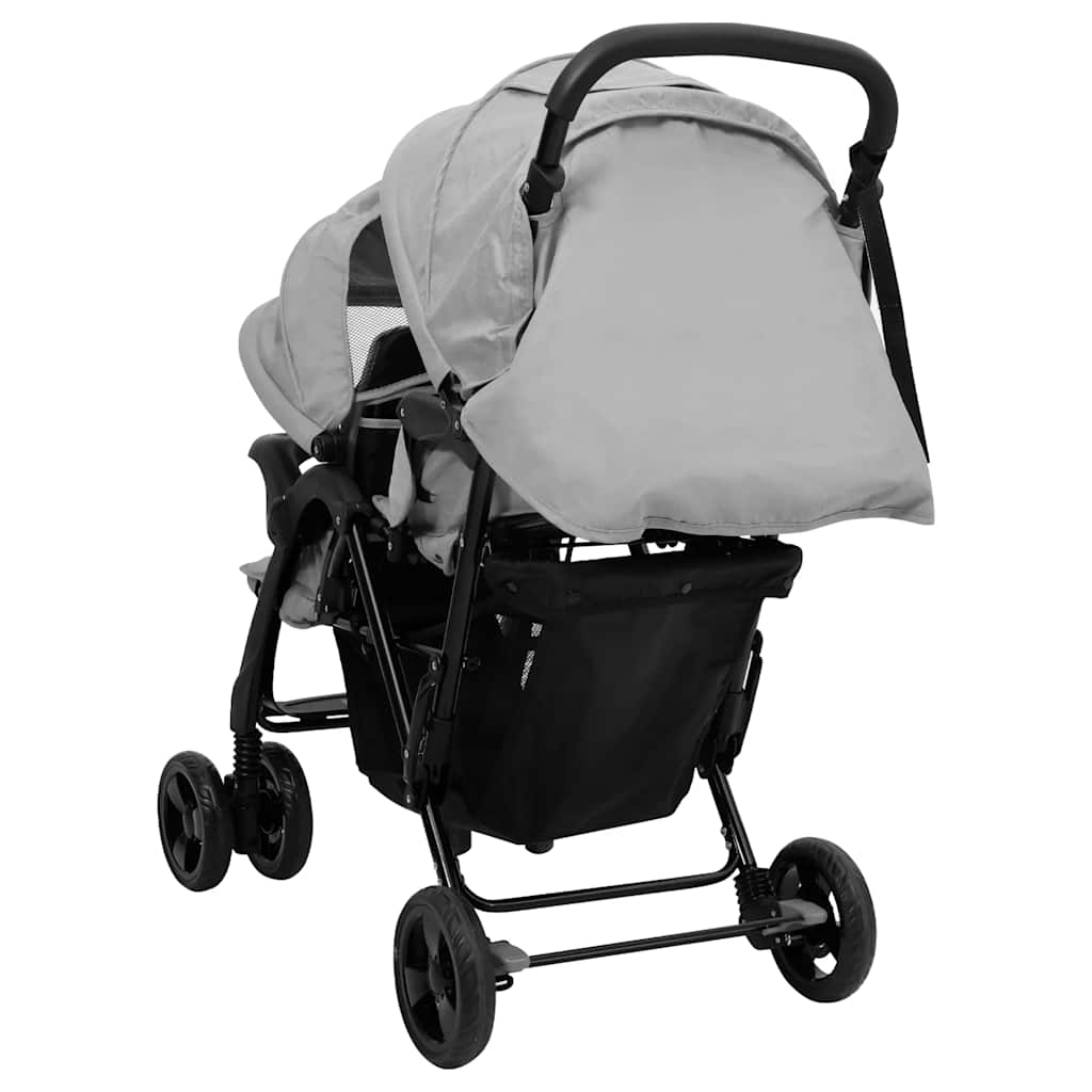 Twin Stroller — Deluxe Double Pram